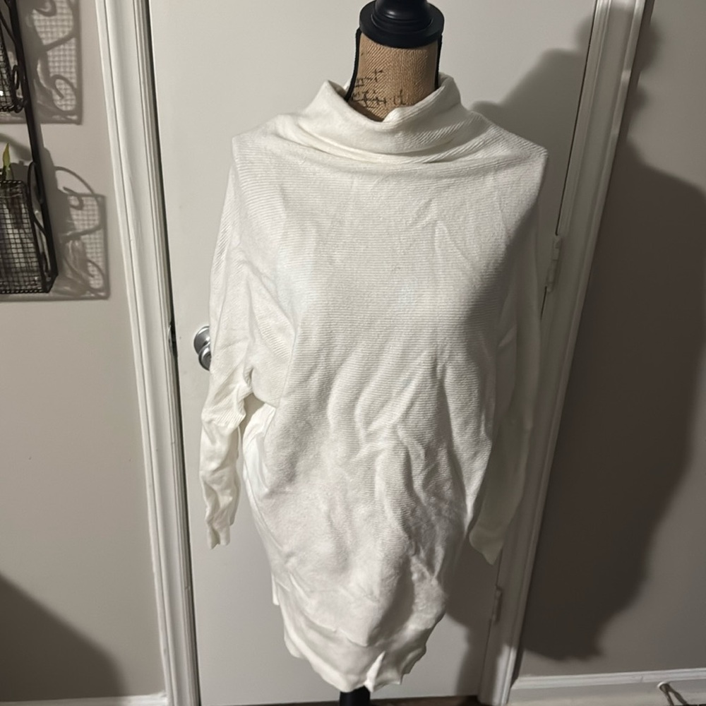 BluIvy Size S/M white sweater dress
